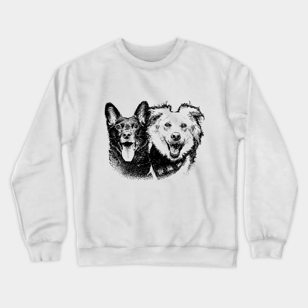 Puppers Crewneck Sweatshirt by vvilczy